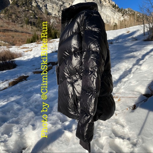BNWT Athleta Lofty Down Jacket Black - Picture 4 of 15